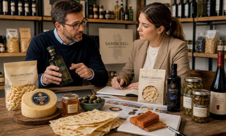 Planung eines Feinkostsortiments mit sardischen Produkten für Wiederverkäufer und Gastronomie